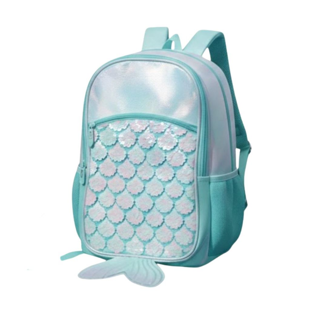 Mochila Infantil Escolar Urbano Resistente Mermaid Sereia Super Linda