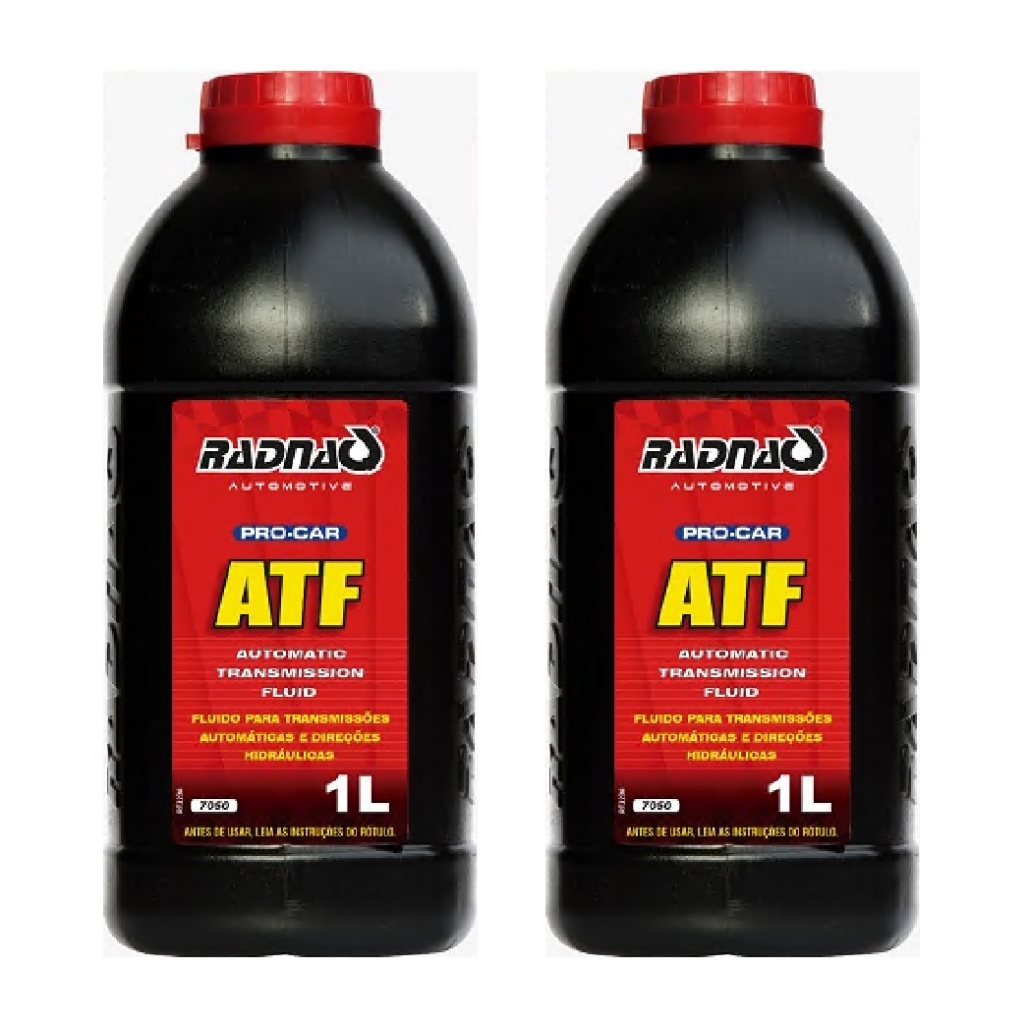 Kit 2 Óleo Fluido Atf Direção Hidráulica Câmbio Transmissão Automática 1 Litro