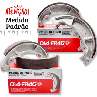 Par Lonas de Freio P/ Dafra Zig 50 / Super 50 Diafrag em Oferta na Shopee