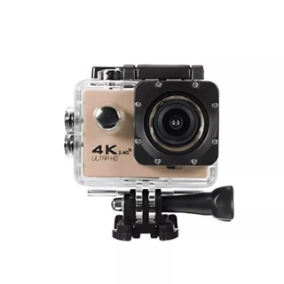 Câmera Esportiva Wi-Fi 4K Ultra HD Dourada – À Prova d’Água + Kit Completo de Acessórios em Oferta na Shopee