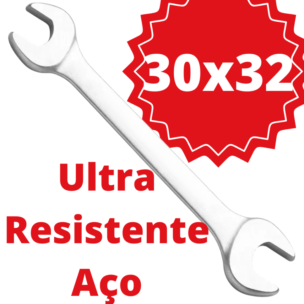 Chave Fixa 30 X 32 mm de Vanadium Hiper Resistente em Oferta na Shopee