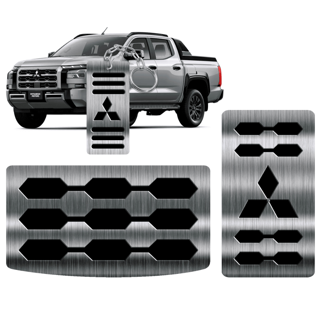 Pedaleira Aço Inox para Mitsubishi Katana