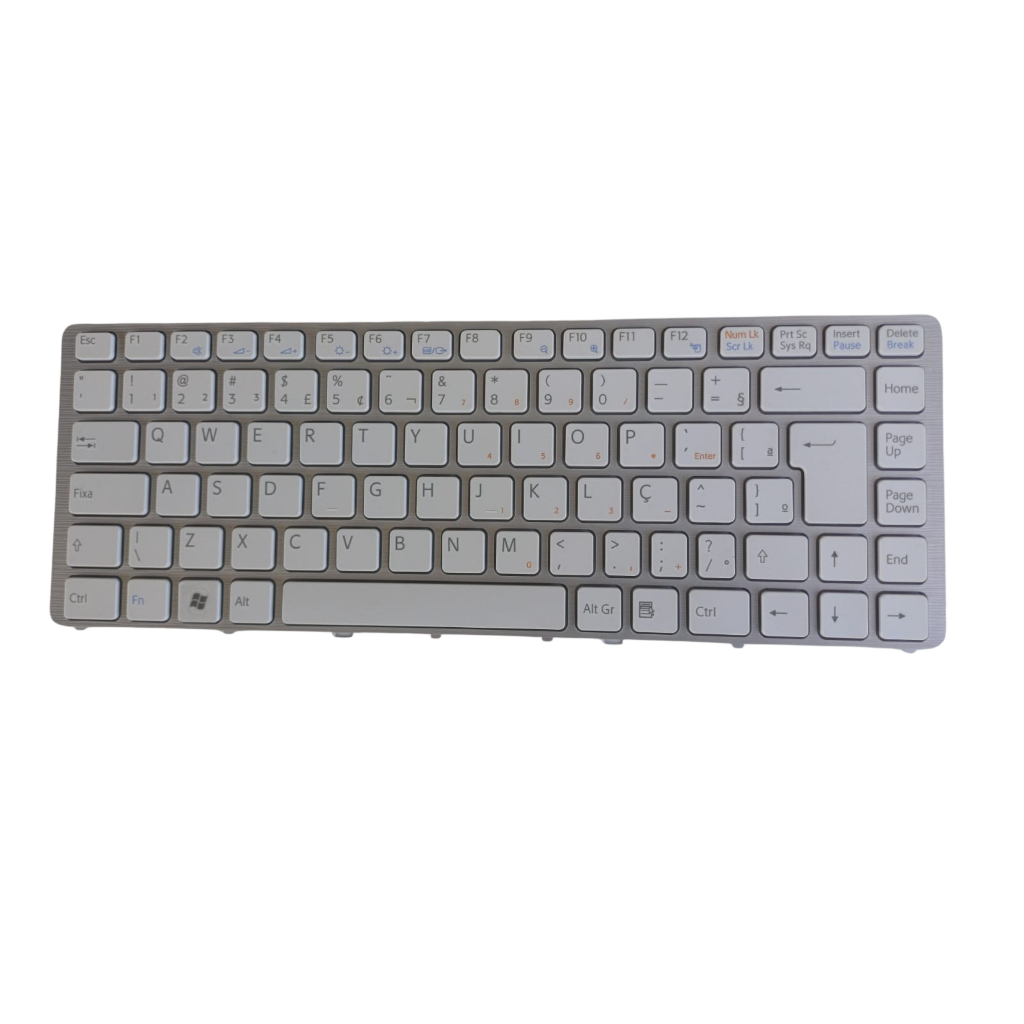 Teclado para Sony Vaio PCG-7192L 9J.N0U82.B1B com Moldura