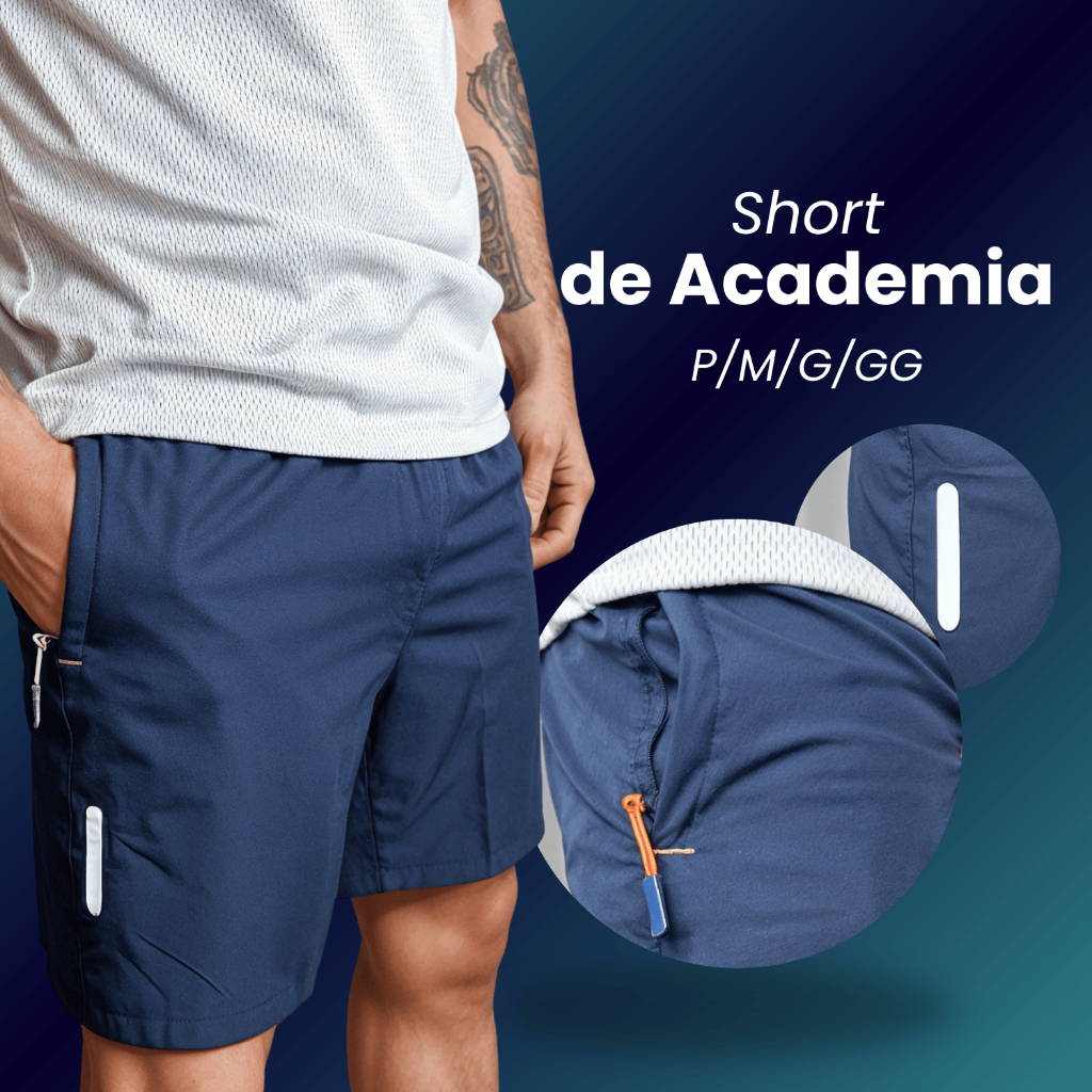 Bermuda Academia Esportiva Tactel Leve Short Masculino Praia Lycra Verão Short De Corrida Masculino em Oferta na Shopee