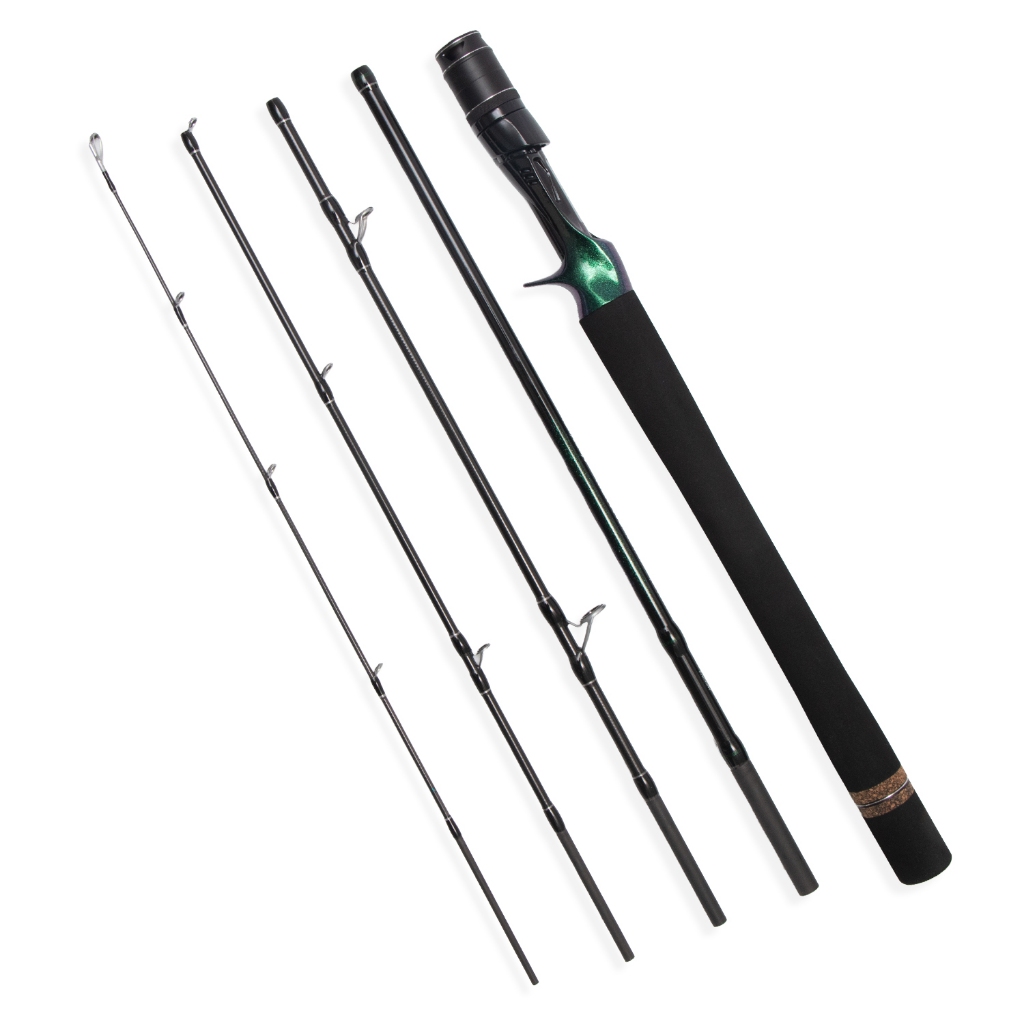 Vara Para Carretilha High Travel Viagem Portátil Super Leve 1,83m 8-16lbs 5 Partes - Tacom