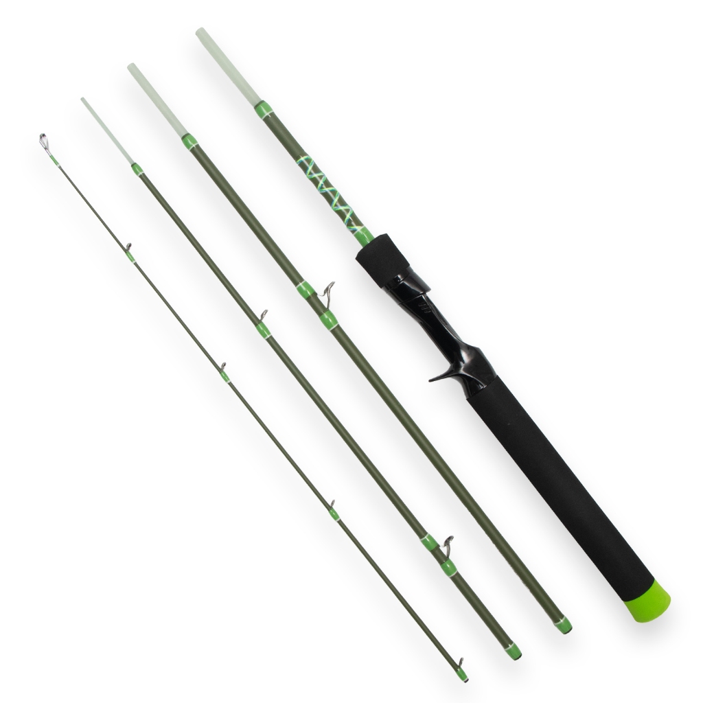 Vara Para Carretilha Fisherman Tripower 3 Vezes Mais Fortes 543m 1,63m 6-36lbs 3 Partes - Tacom