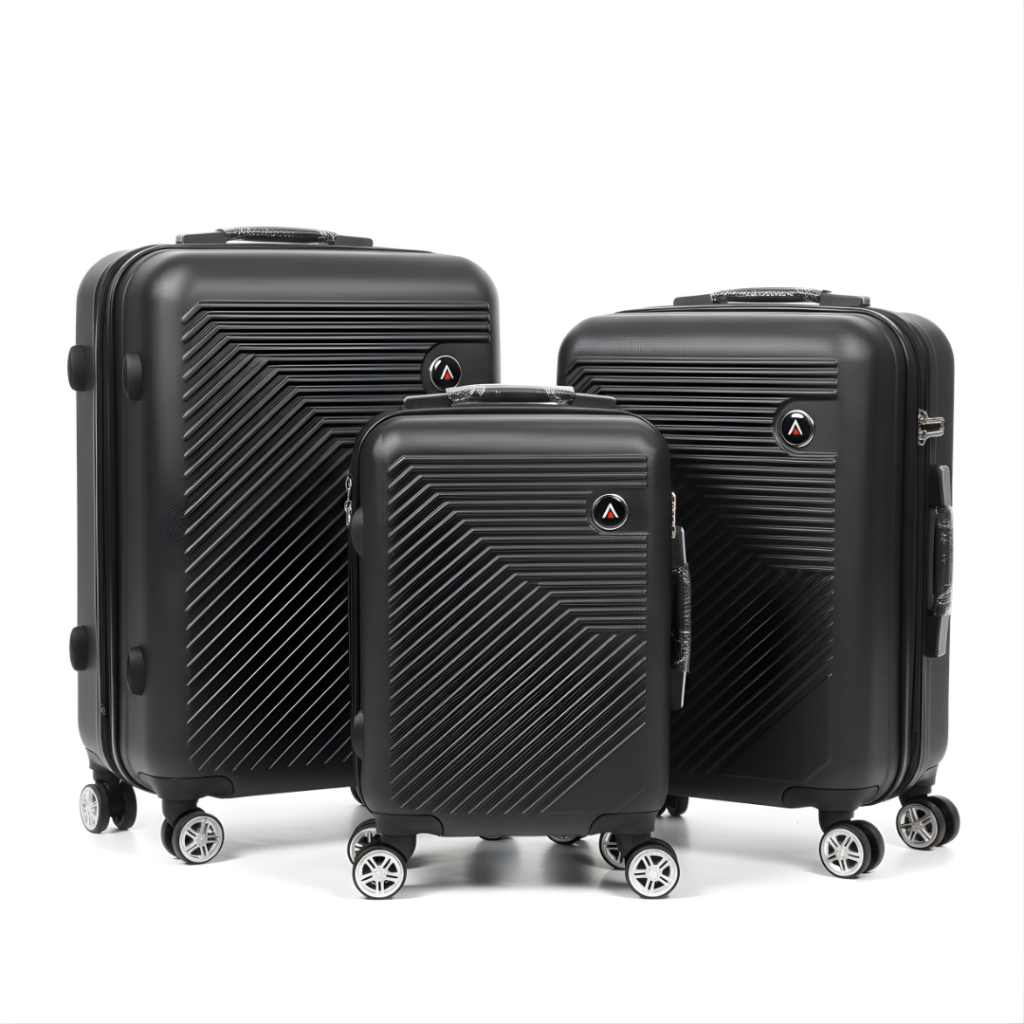 Kit Conjunto 3 Malas de Viagem Bagagem P,M,G Super Resistente Premium C/ Rodas 360