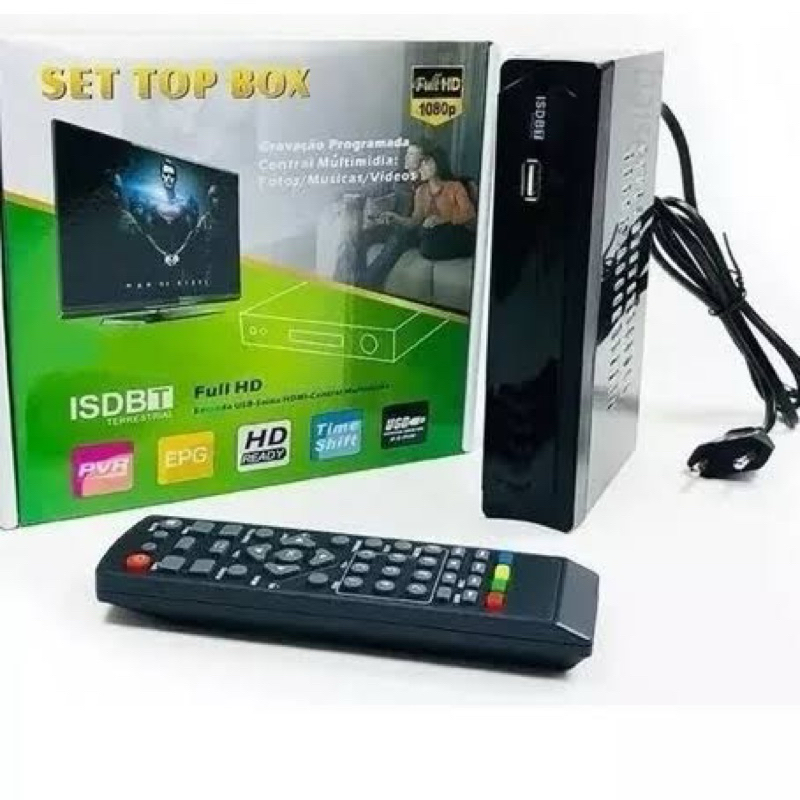 Conversor Sinal TV Analógico Para Digital Full HD HDMI
