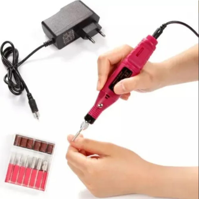 Lixadeira Lixa Motor De Unha Elétrica Bivolt 110v - 220v Bivolt 110v - 220v