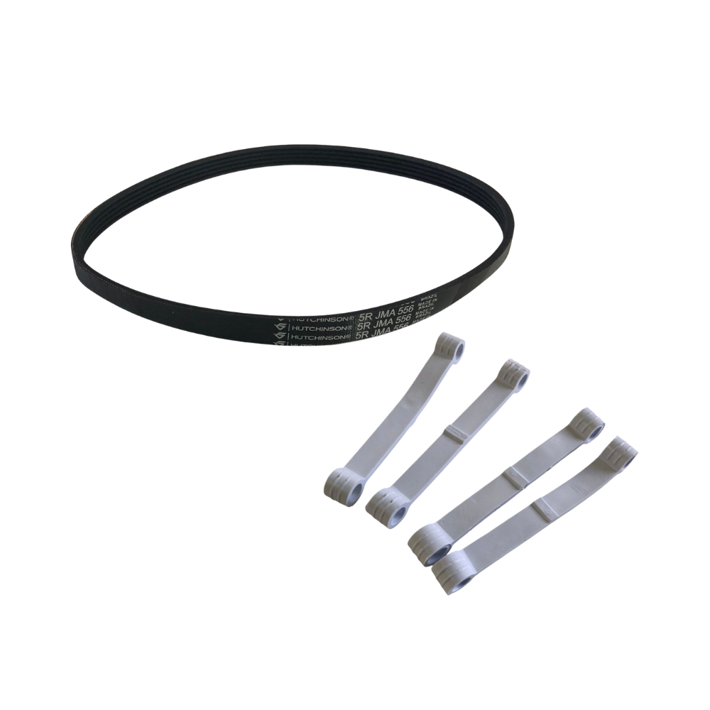 Correia Estriada Poli V Para Brastemp E Kit 4 Tirantes