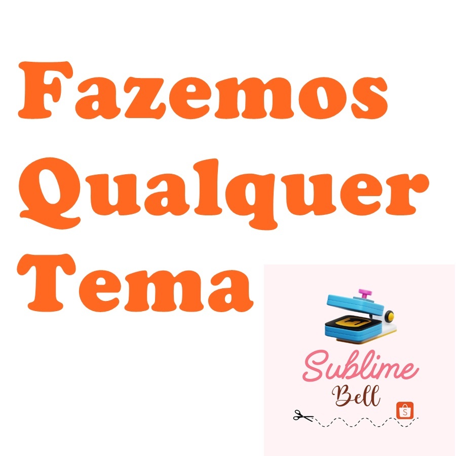 Kit Almochaveiro Personalizado No tema que desejar 6x6