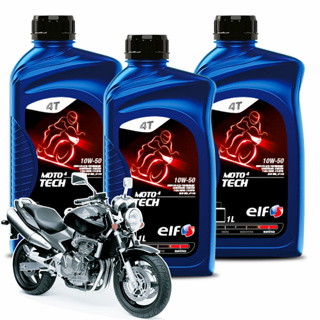 Troca Óleo Honda CB 600F Hornet Injetada Elf Sintético Tech 10W-50 em Oferta na Shopee