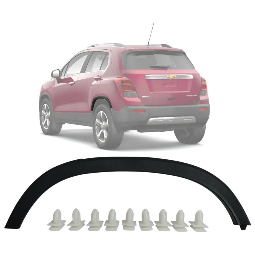 Friso Alargador Paralama Traseiro Tracker 2014 2015 2016 Lado Esquerdo Motorista 95298241