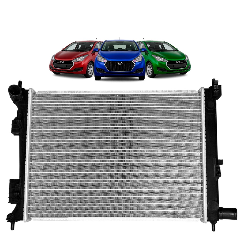 Radiador De Água Hb20 2012 2013 2014 2015 Hyundai Manual
