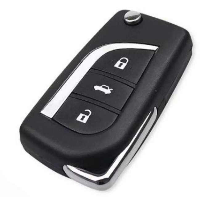 Chave Canivete Toyota 3 Botões Universal em Oferta na Shopee