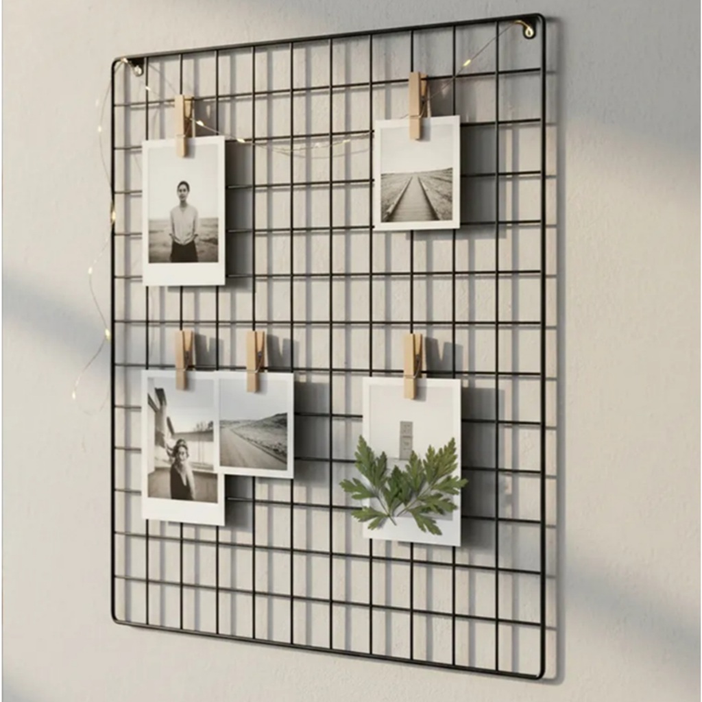 Memory Board 40x40 Preto + Brinde 6 mini prendedores