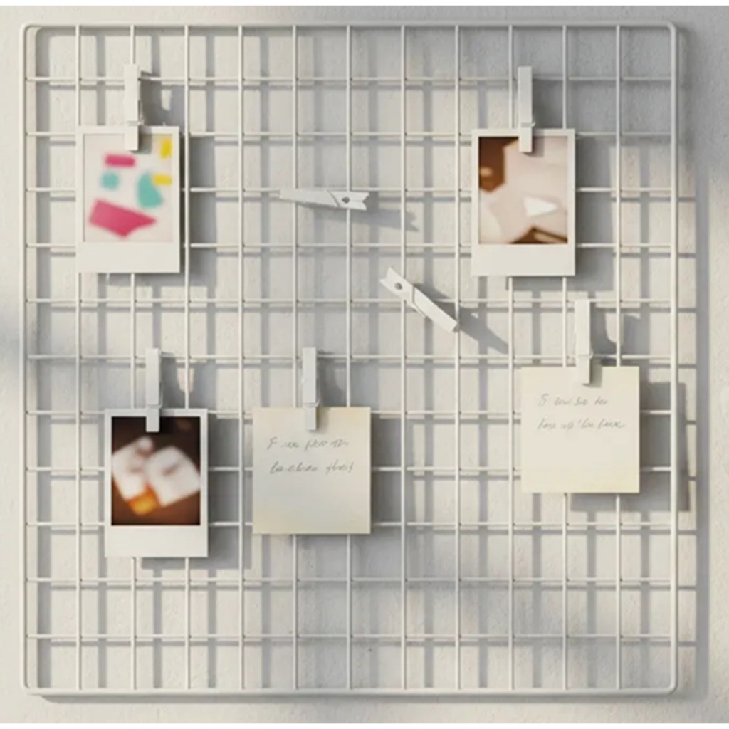 Memory Board 60x60 Branco + 6 mini prendedores em Oferta na Shopee