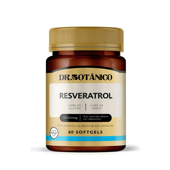 Suplemento Resveratrol 1000mg 60 Capsulas.
