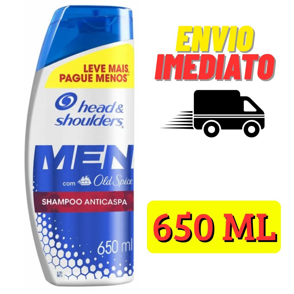 Shampoo Anticaspa Anticoceira Old Spice 650ml Head & Shoulders