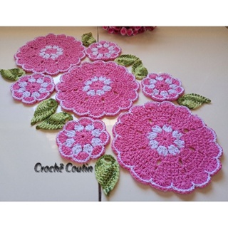 Caminho de mesa/toalha de mesa/centro de mesa de crochê em Oferta na Shopee