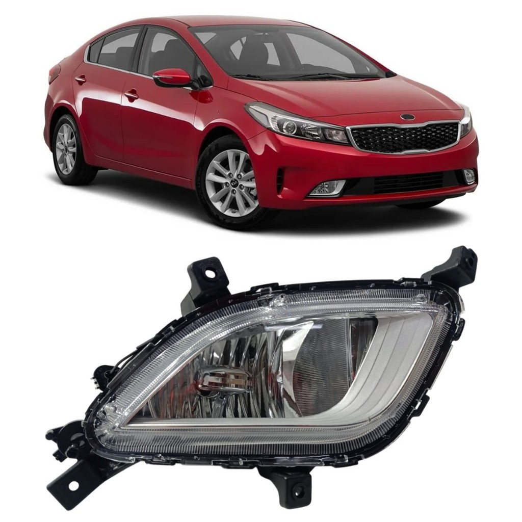Farol Milha Neblina Auxiliar Dianteiro Cerato 2017 2018 2019 Direito Passageiro Novo 92202A7500