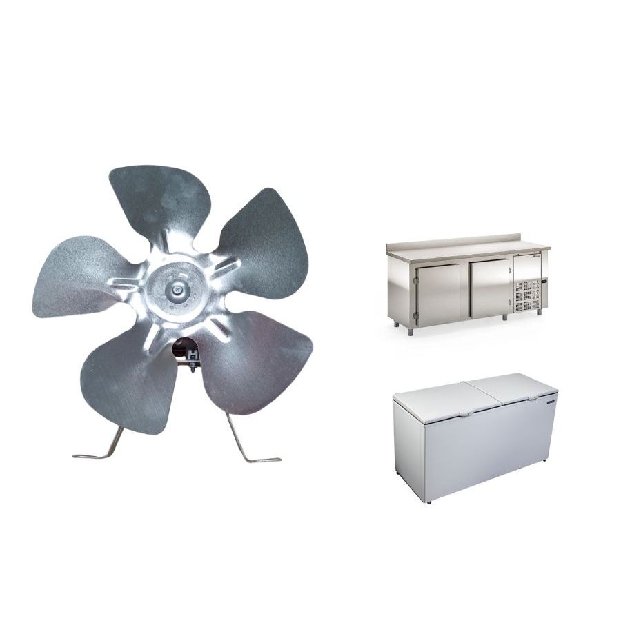 Micro-Motor exaustor-ventilador 1/40 hélice alumínio Bivolt p Freezer Metalfrio-prosdócimo-outros