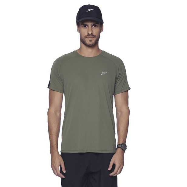 Camiseta Masculina Element Manga Raglan Tecido Sustentável - ALGA MARINHA em Oferta na Shopee