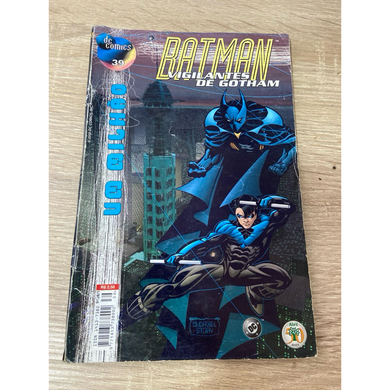 gibi Batman Vigilantes De Gotham, ed. Abril, número 39, DC Comics