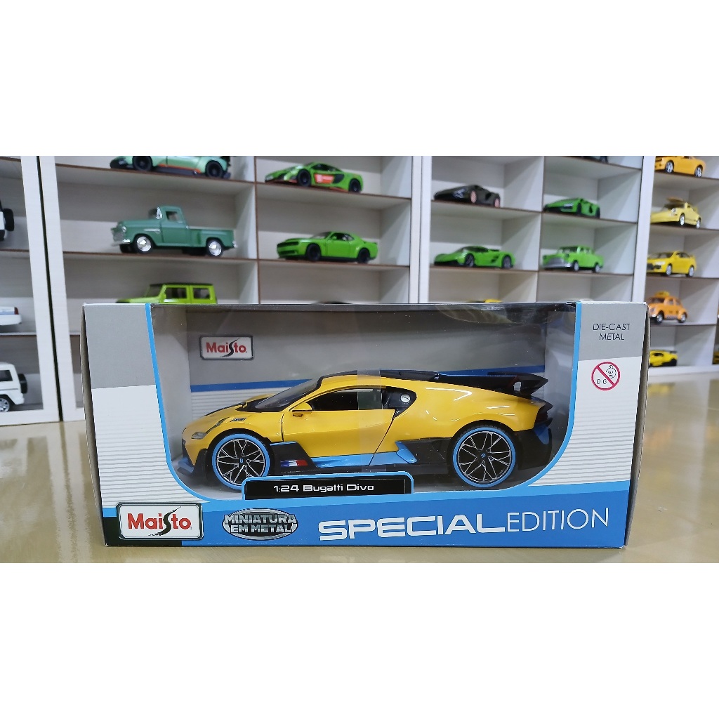 MINIATURA BUGATTI DIVO ESCALA 1/24 FABRICANTE MAISTO