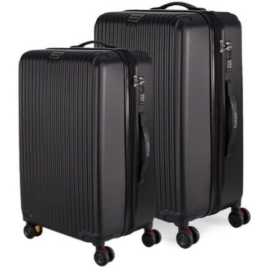 Kit Mala Média 23 Kgs + Mala Grande 35Kgs Para Viagem Style Giratória 360° ; Envio Imediato