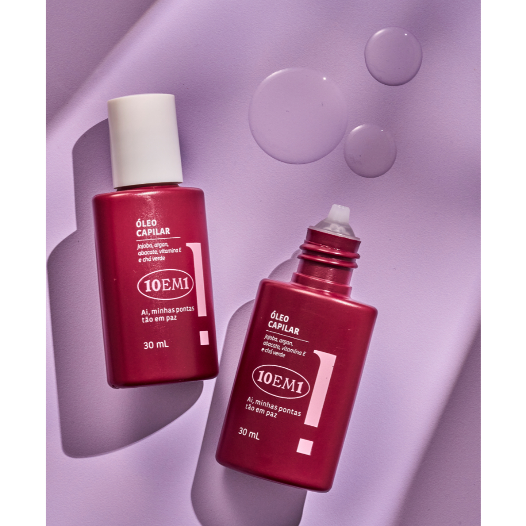 Óleo Capilar 10 em 1 (30ml) - Hidratação, Brilho e Controle do Frizz em Oferta na Shopee