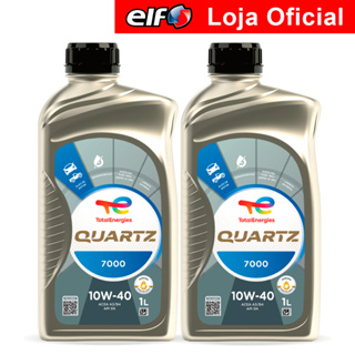 Kit 2 Óleos Semi Sintético 10W-40 Quartz 7000 ACEA A3/B4 e API SN TotalEnergies em Oferta na Shopee