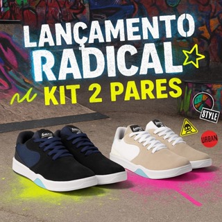 KIT 2 PARES Tênis Masculino Casual Leve Confortável Estilo Skate Sneakers Streetwear Lançamento38-43 em Oferta na Shopee