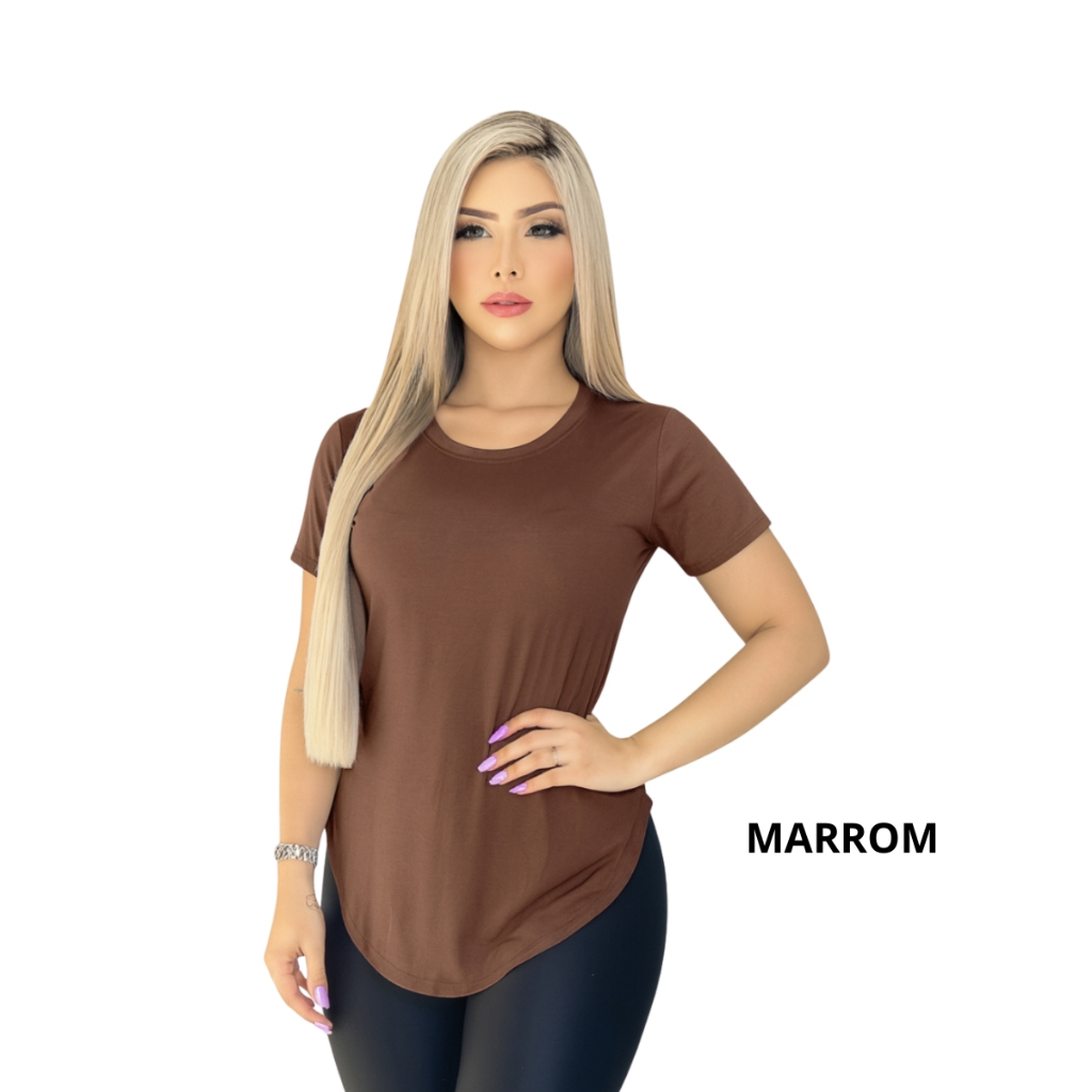 Blusinha Feminina Longline Academia Treino