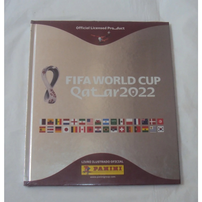 Álbum da Copa do Mundo Catar 2022 - Fifa World Cup Qatar 2022 - Capa Dura Prata - item novo lacrado