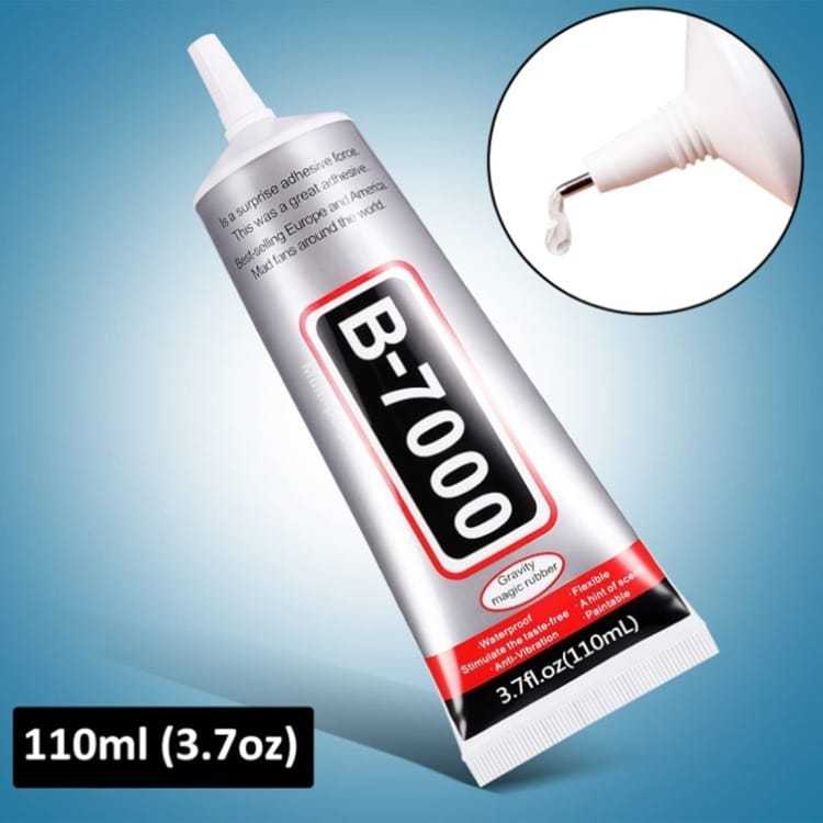 Detalhes do cola B7000 Extraforte  para folha pipa de celofane, laminada, metálica Cola Adesiva Multiuso