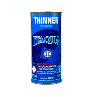 Thinner Itaqua IT 16 900ml Diluente Multiuso Profissional Limpeza Tintas Vernizes Automotivo em Oferta na Shopee