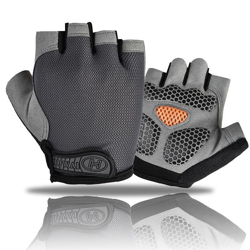 Luva de Ciclismo Meio Dedo Antiderrapante - Conforto, Proteção e Ventilação para Bike