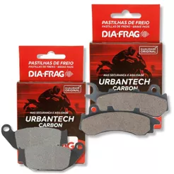 Kit Pastilhas de Freio Nxr 160 Bros Combi Brake 2018-2026 Diafrag