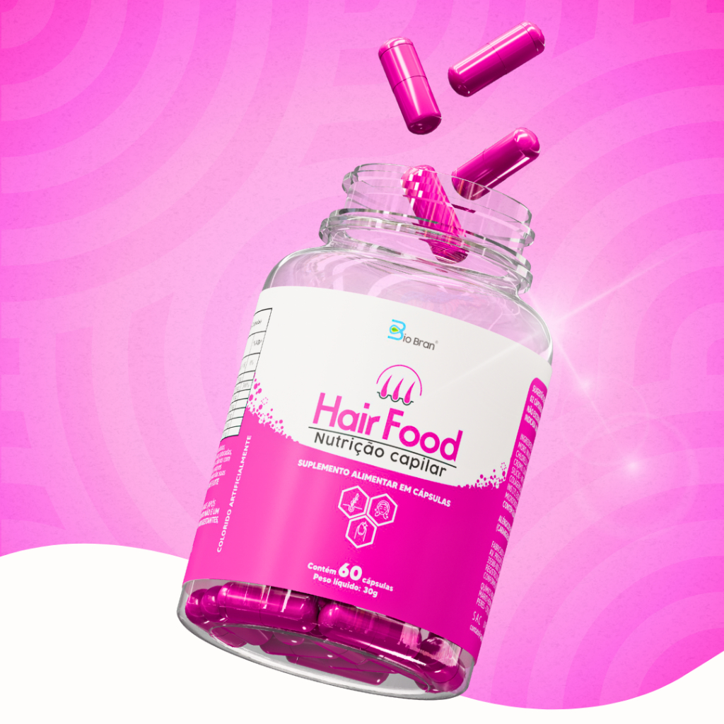 Vitamina para Cabelos, Pele e Unhas com Biotina, MSM e Minerais para Crescimento Capilar e Fortalecimento (60 cápsulas) em Oferta na Shopee