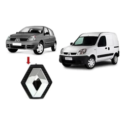 Emblema Dianteiro Renault Clio 2003 Até 2012 Kangoo 2009 Até 2014