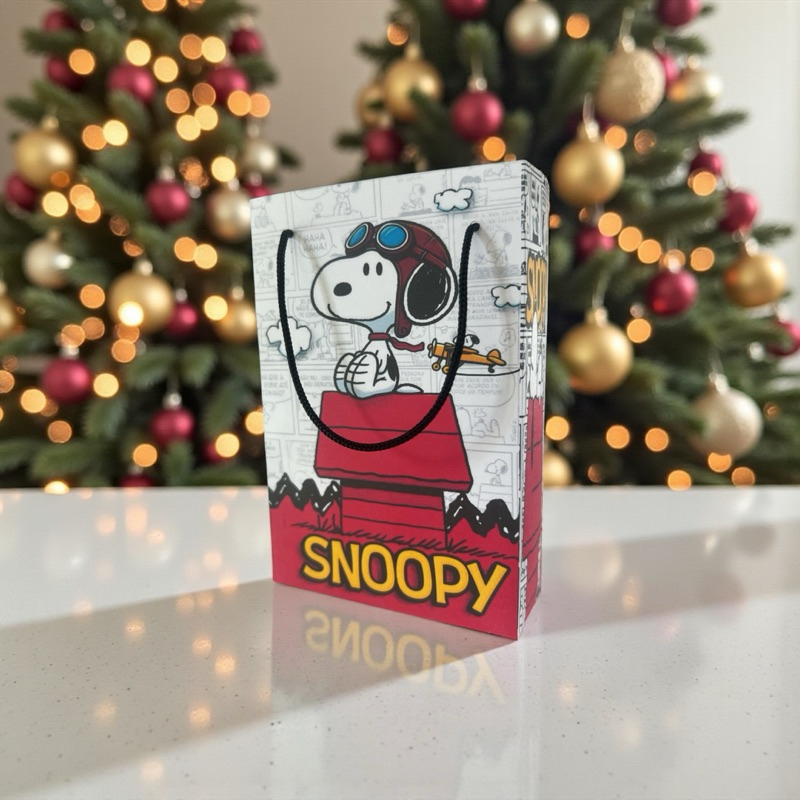 Sacola personalizada Snoopy personalizada pequena em Oferta na Shopee