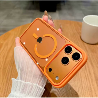 Capa Para iPhone 17 16 15 Pró Max Plus Air Fundo Acrílico MagSafe em Oferta na Shopee