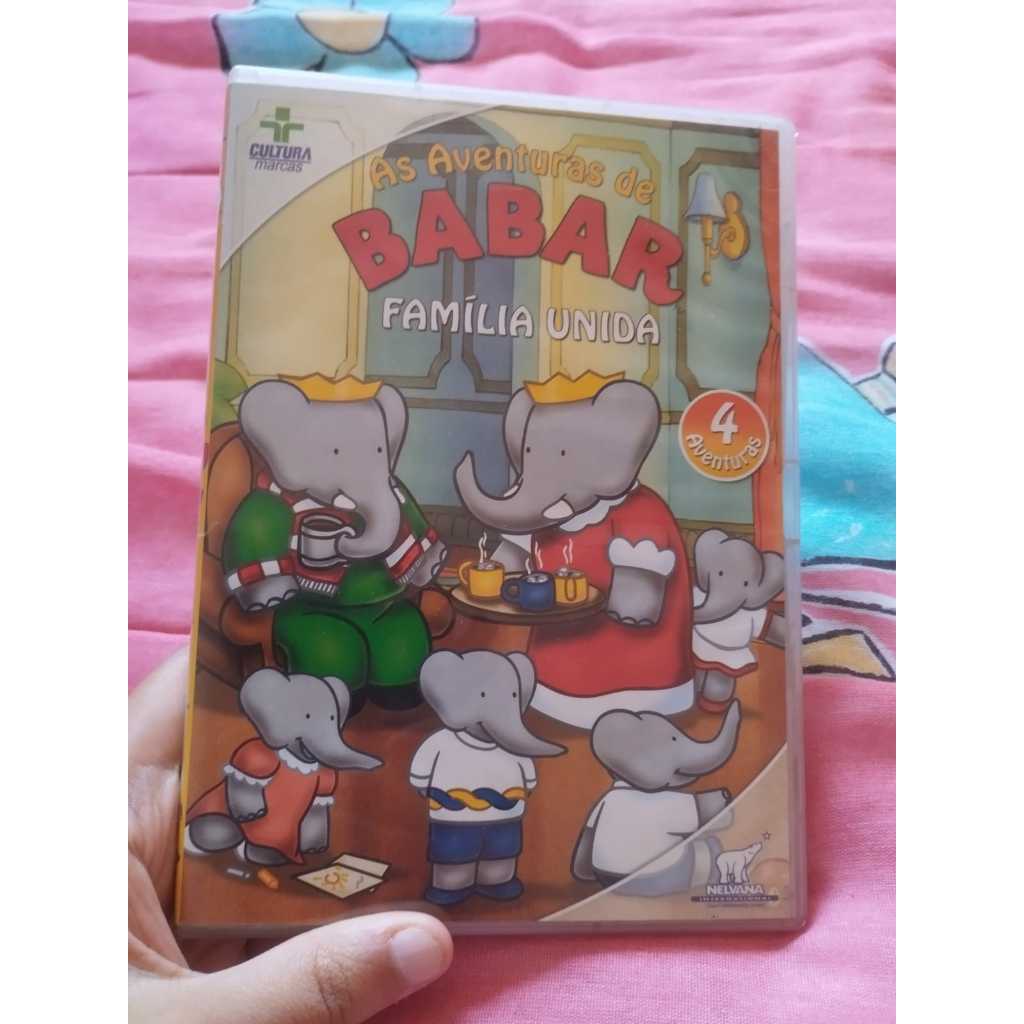 KIT COM 3 DVDS ORIGINAIS - BABAR, CAMUNDONGOS AVENTUREIROS E COCORICÓ