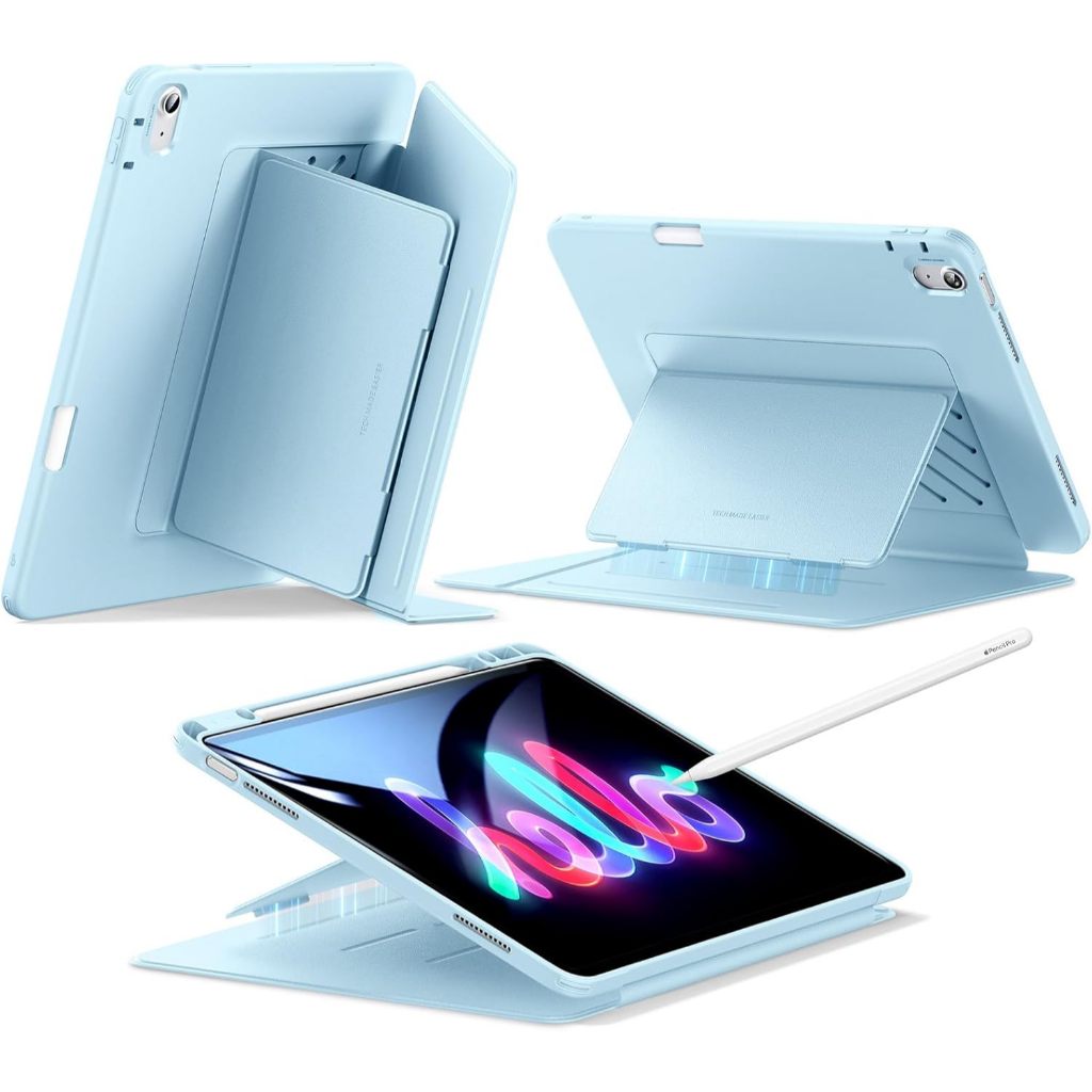 Capa ESR para iPad Air 11 M3/M2 2025/2024 Suporte 360 Hybrid-Azul
