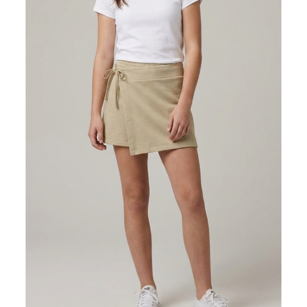 Short Saia Menina Juvenil Com Amarração- Tamanhos 12, 14 E 16 Anos
