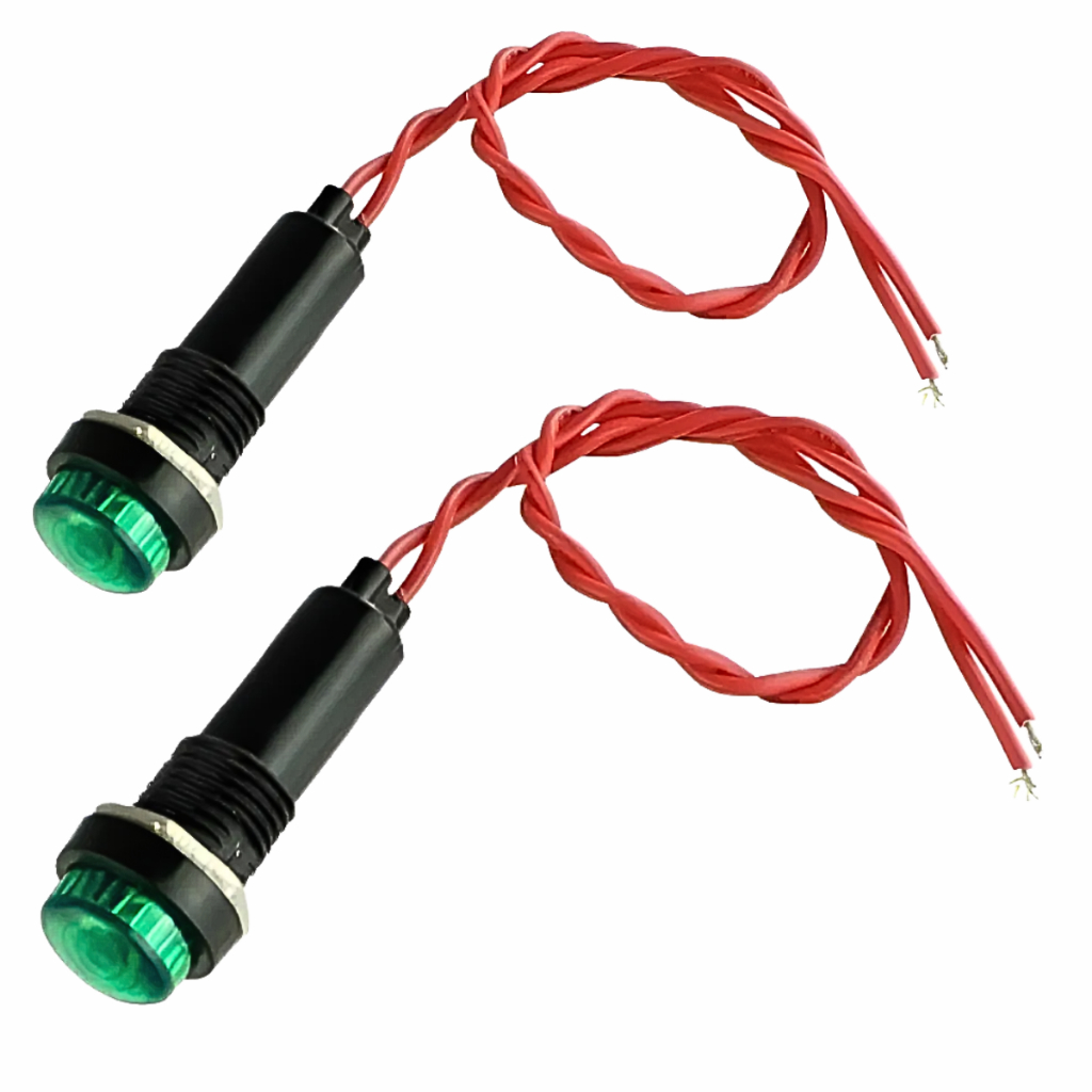 2x Lampada Piloto Tipo Olho De Boi 127v/220v Verde em Oferta na Shopee