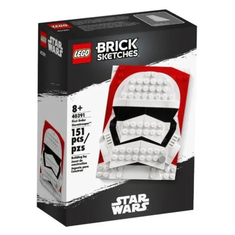 LEGO 40391 - Brick Sketches - Stormtrooper da Primeira Ordem