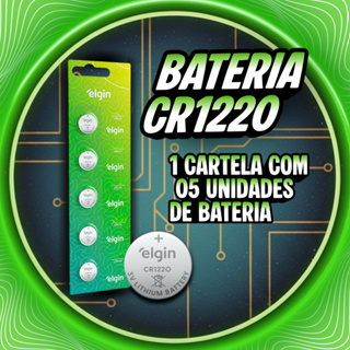 Elgin CR1220  3V 1 Cartela com 5 Unidades em Oferta na Shopee