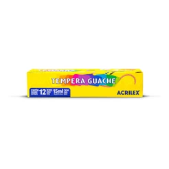 Tinta Guache 12 Cores 15ml Acrilex